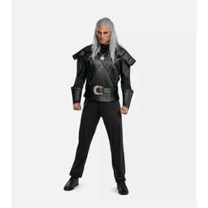 The Witcher Geralt Men's Adult Halloween Costume Cosplay Size L or XL Netflix